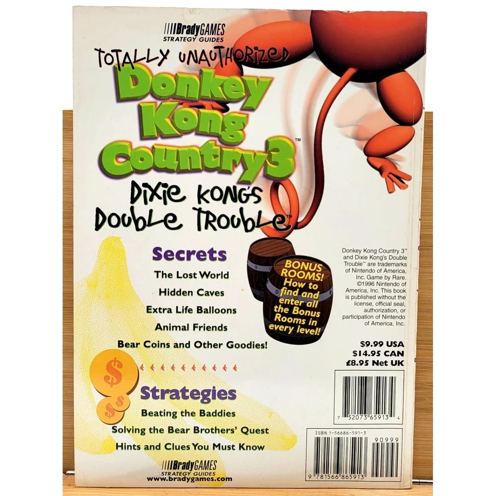 Donkey Kong Country‎ 3 Dixie Kong's Double Trouble Totally Unauthorized Guide